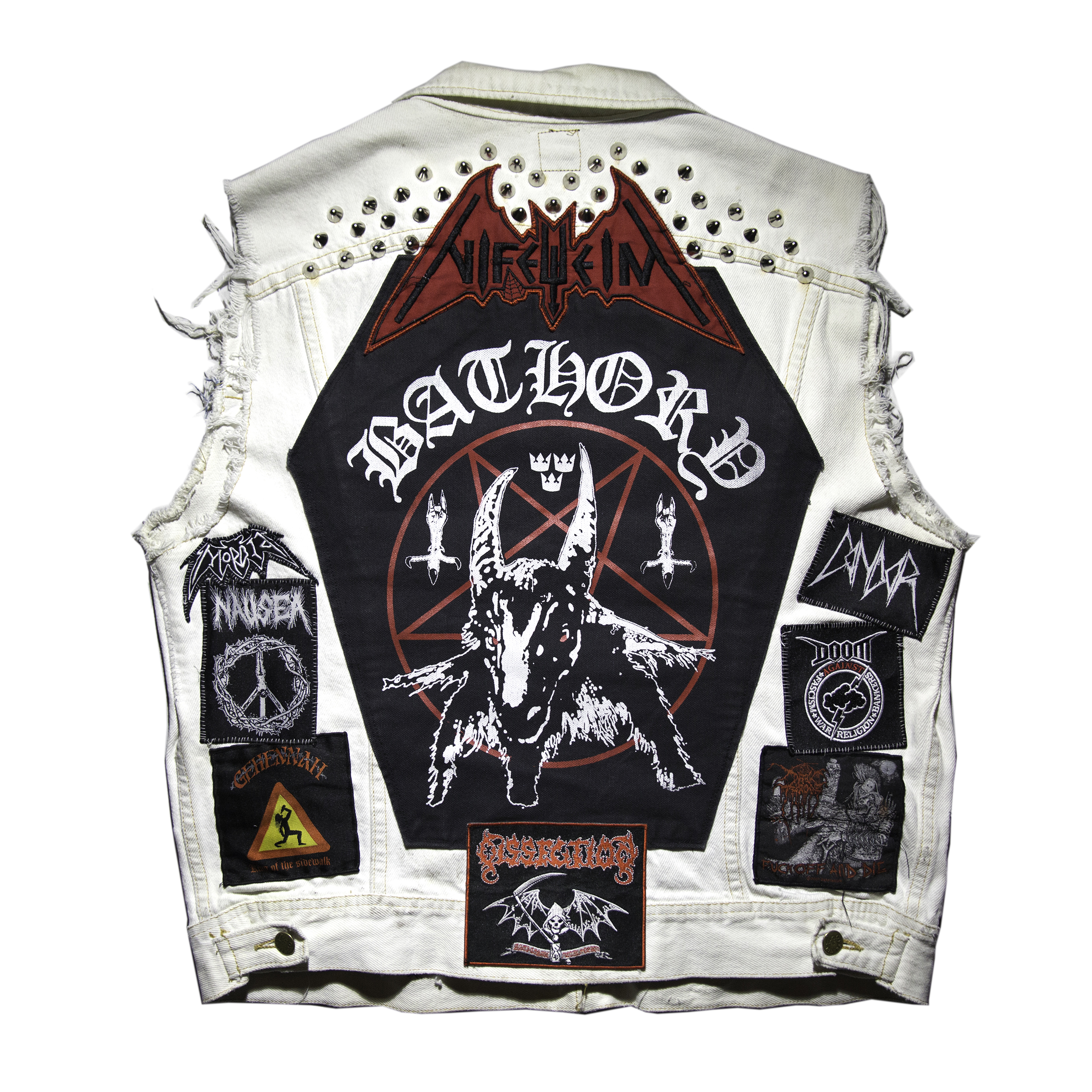 White hot sale battle jacket